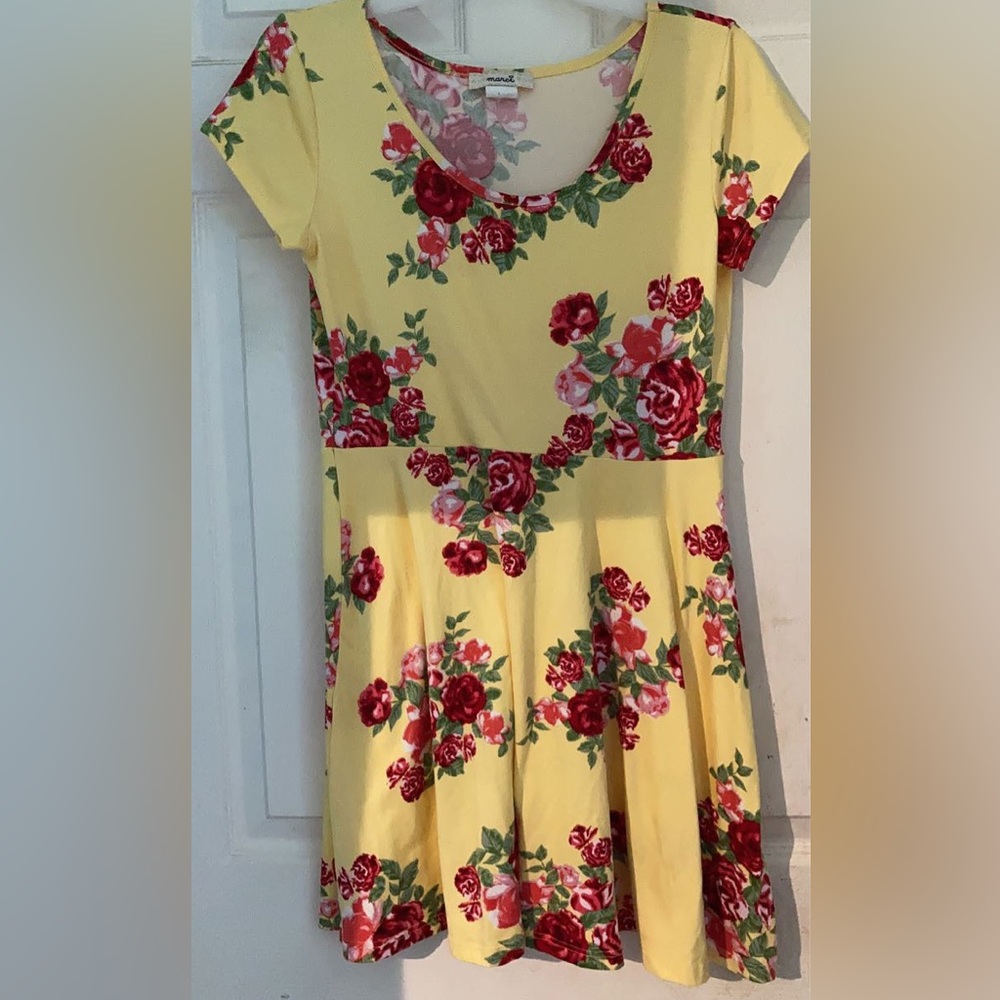 Yellow Floral Dress